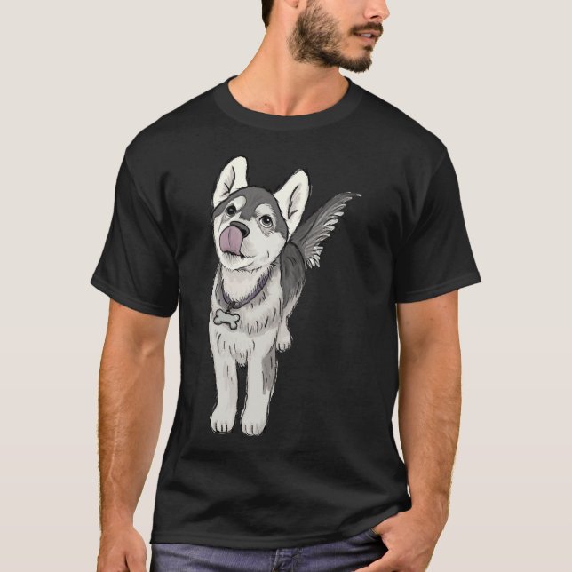 Husky Pup T-Shirt (Vorderseite)