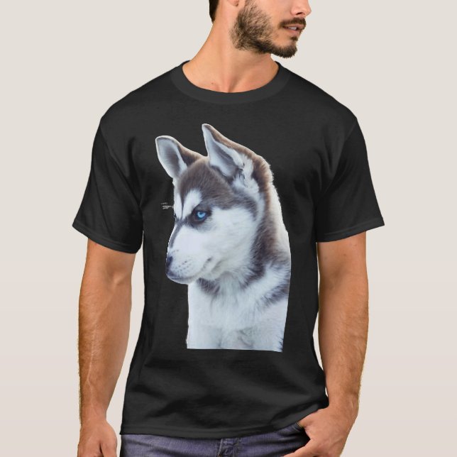 Husky Puppy Doubt T-Shirt (Vorderseite)
