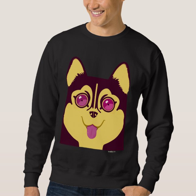 Husky Puppy Sweatshirt (Vorderseite)