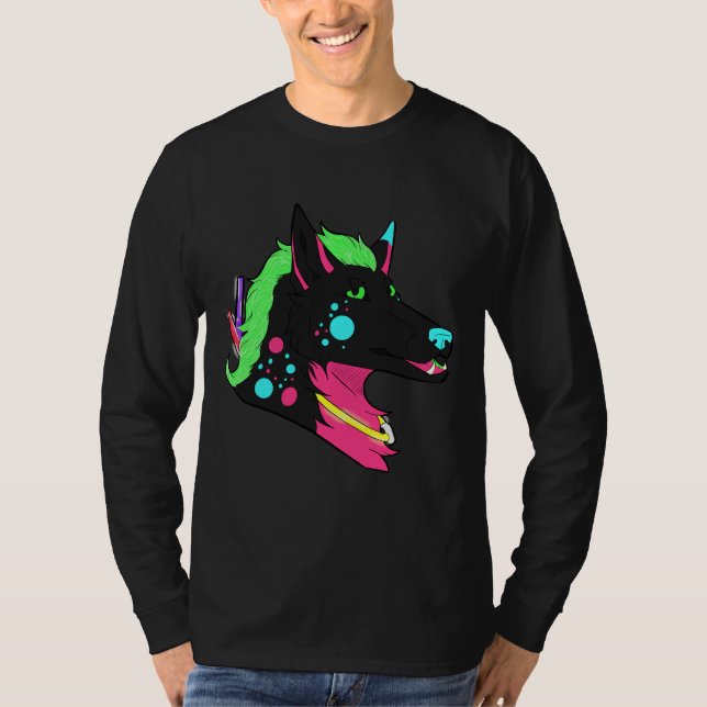 Husky Rave T-Shirt (Vorderseite)