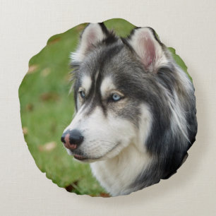 Husky Rundes Kissen