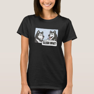 Husky-Schlittenhund Schlitten Was Mushing T-Shirt