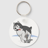 Husky Schlüsselanhängers