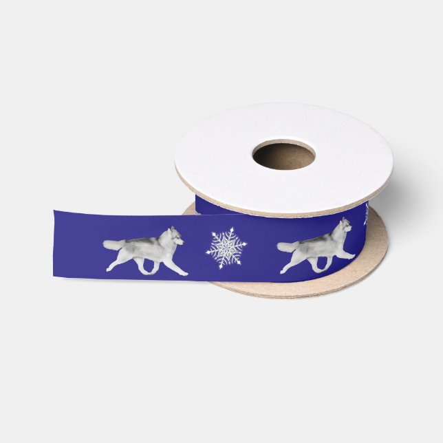 Husky-Schneeflocke-Band Satinband (Spule)