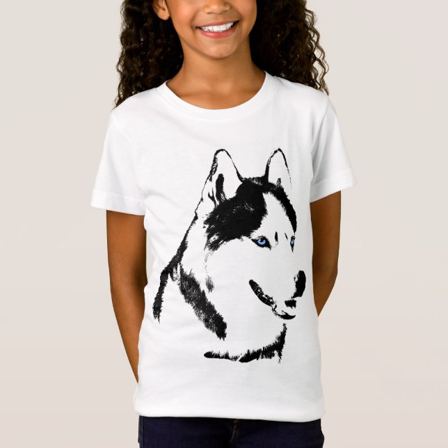 Husky-Shirt-Sled Dog Kid's Husky-T - Shirt (Vorderseite)