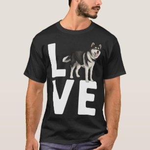 Husky Siberian Husky Hund Husky-Fan Geschenke T-Shirt