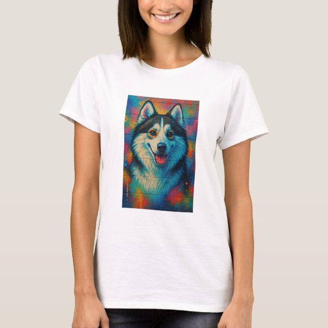 Husky Spectrum T-Shirt (Vorderseite)