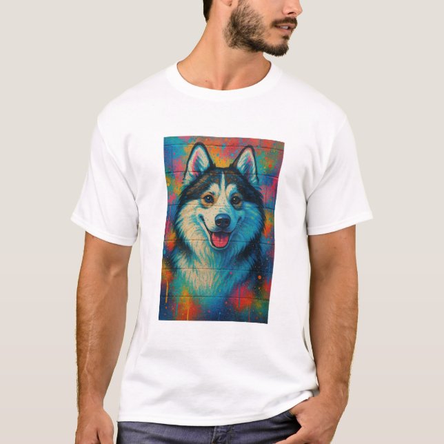 Husky Spectrum T-Shirt (Vorderseite)
