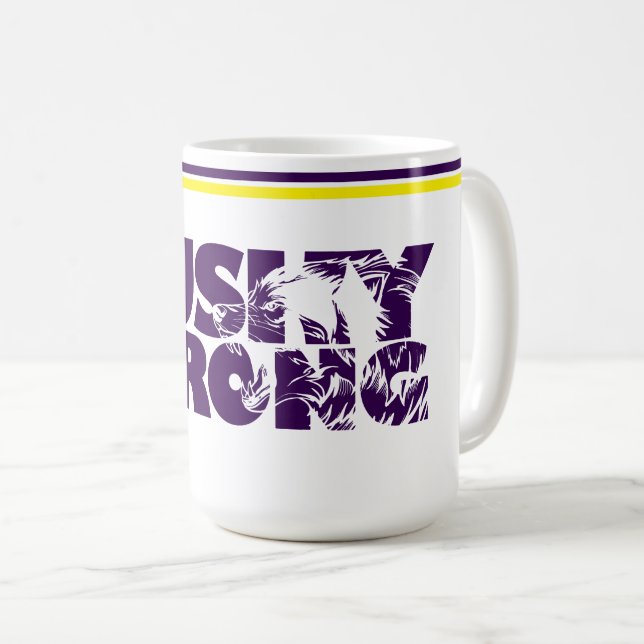 Husky Strong Coffee Tasse (VorderseiteRechts)
