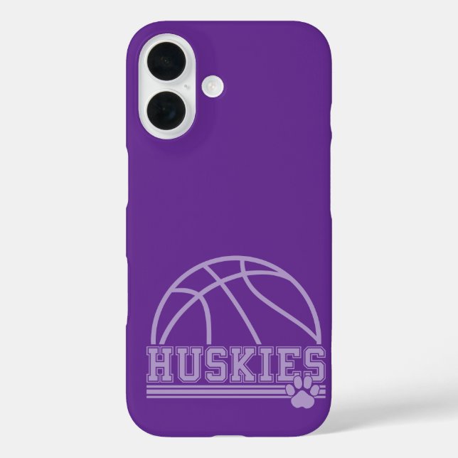 Husky Strong iPhone 16 Hülle (Rückseite)