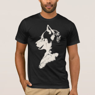 Husky T - Shirt Husky / Wolf Art T-Shirt Hundeshir