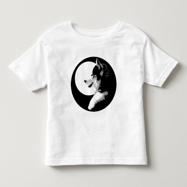 Husky T-Shirt Toddler traîneau Tee - shirts (Devant)