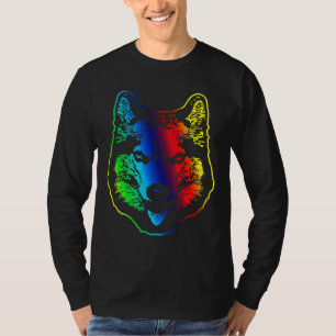 Husky und Hund Schlittenhund T-Shirt