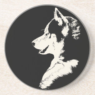 Husky Untersetzer Custom Husky Puppy Dog Untersetz