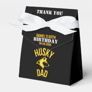 Husky Vater, Hund Vater Birthday Gefallen Box Geschenkschachtel