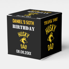 Husky Vater, Hund Vater Birthday Gefallen Box Geschenkschachtel