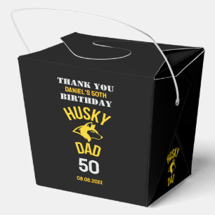 Husky Vater, Hund Vater Birthday Gefallen Box Geschenkschachtel