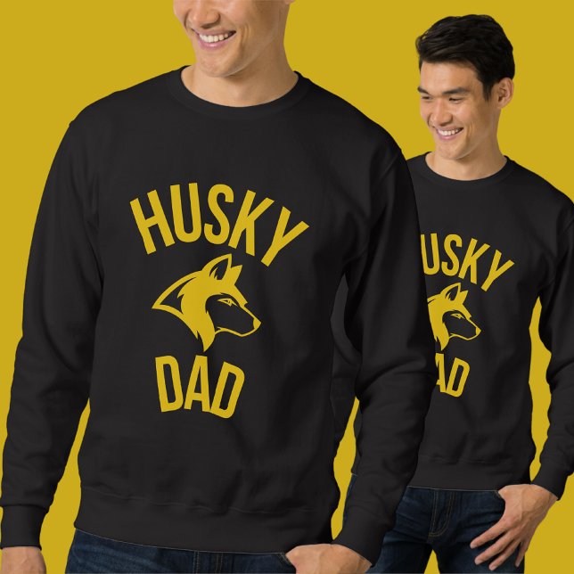 Husky-Vater, Hund-Vater Sweatshirt (Von Creator hochgeladen)