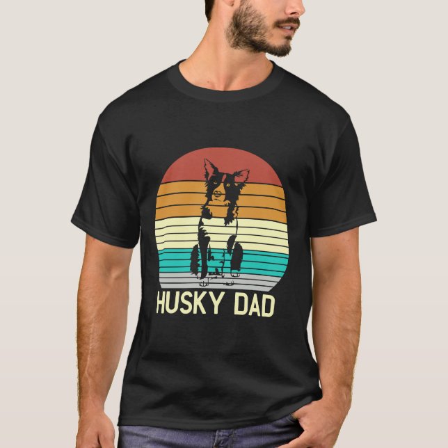 Husky Vater T-Shirt (Vorderseite)