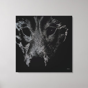 Husky-Welpen-Druck Husky-Wolf-Hund-Leinwand-Druck Leinwanddruck