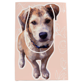 Husky-Welpen-Geschenktasche Mittlere Geschenktüte