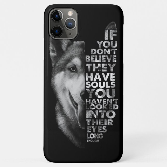 Husky, wenn Sie nicht glauben, dass sie Soule Hund Case-Mate iPhone Hülle (Rückseite)
