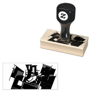 Husky Winter Gummistempel