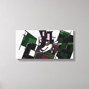 Husky Winter Leinwanddruck