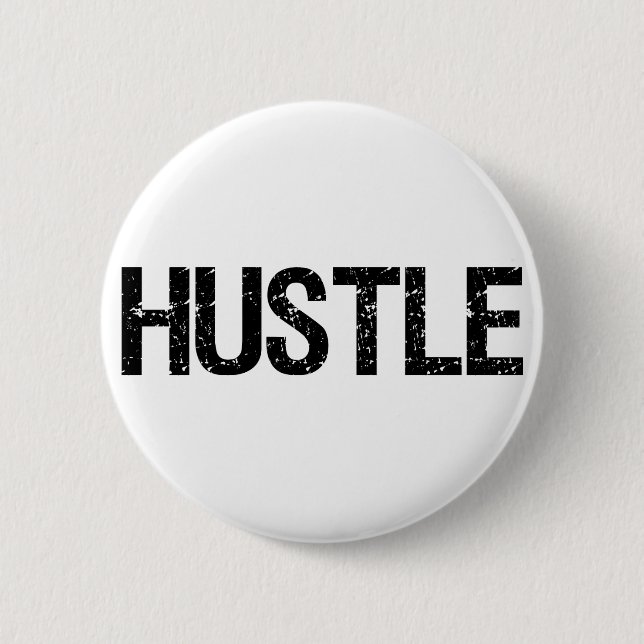 Hustel Button (Vorderseite)