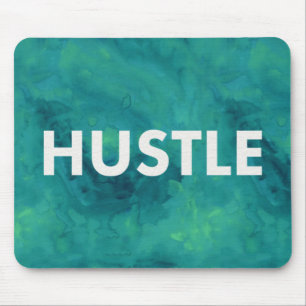 Hustel Watercolor Moderne Typografie Mousepad