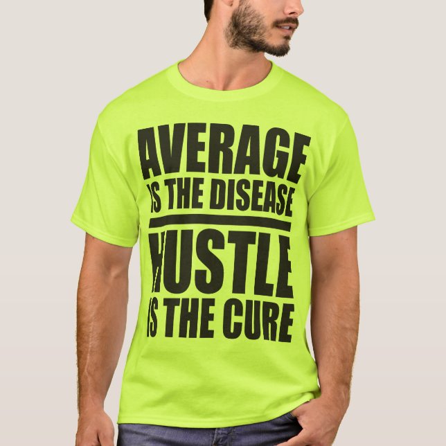 Hustel - Workout Motivierend T-Shirt (Vorderseite)