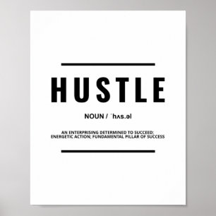 Husteldefinition Motivierend Angebot Poster