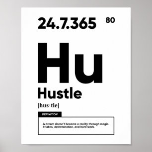 Husteldefinition Motivierend Poster