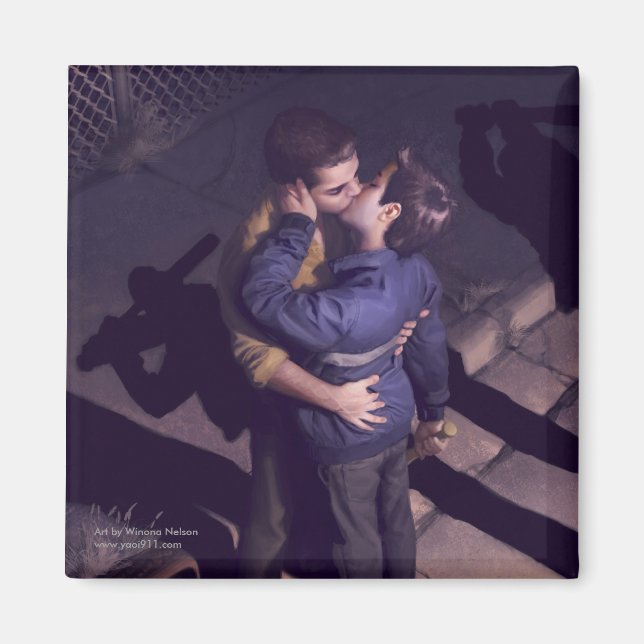 Husten (Kühlschrank Magnet) Magnet (Vorne)