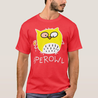 Hustenuhu mit Alkohol T-Shirt