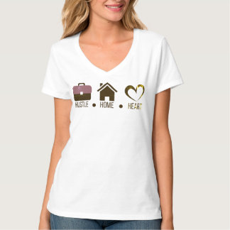 Hustle, Accueil, Coeur : Motivational Sweat - shir