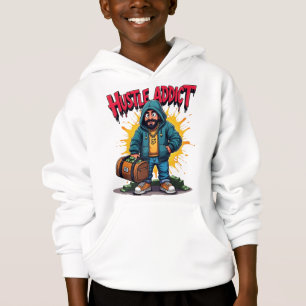 Hustle Addict Money Bag Streetwear T - Shirt