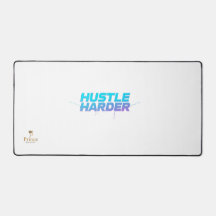 Hustle Harder - Motivierend Mouse Pad Modern
