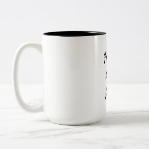 Hustle Heart Repeat Motivationsbecher – Inspiratio Zweifarbige Tasse