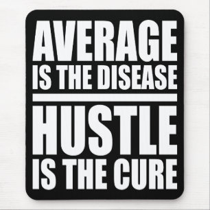 Hustle - Motivierend Worte Mousepad