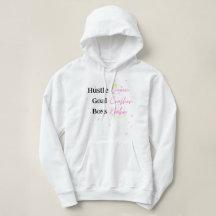"Hustle Queen" Basic Hooded Sweatshirt