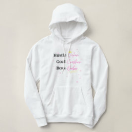 "Hustle Queen" Basic Hooded Sweatshirt