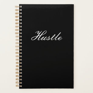 Hustle Schwarz Modern Planer