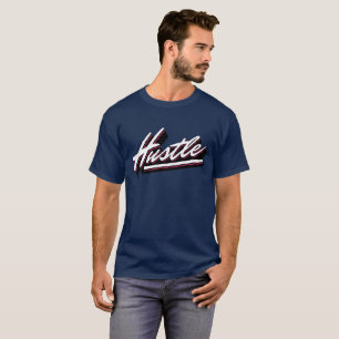 Hustle Script Typografie T-Shirt