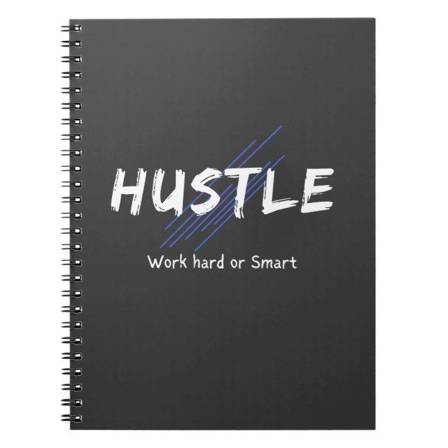 Hustle Spiral Foto Notebook Notizblock (Vorderseite)