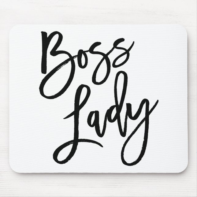 Hustle Trendy Lettering Mousepad (Vorne)