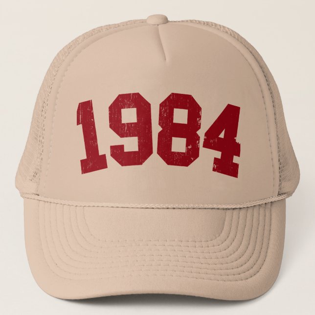 Hut 1984 truckerkappe (Vorderseite)