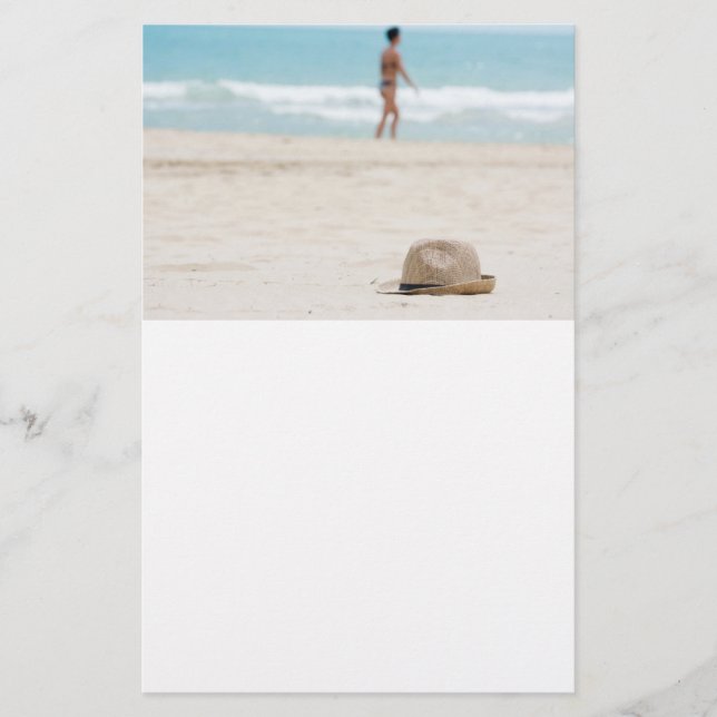 Hut am Strand Flyer (Vorne)