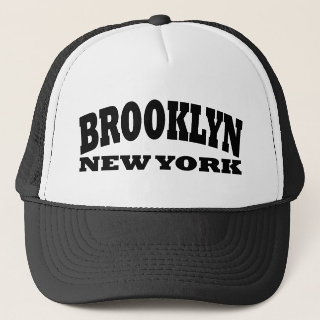 Hut Brooklyns New York Truckerkappe (Vorderseite)