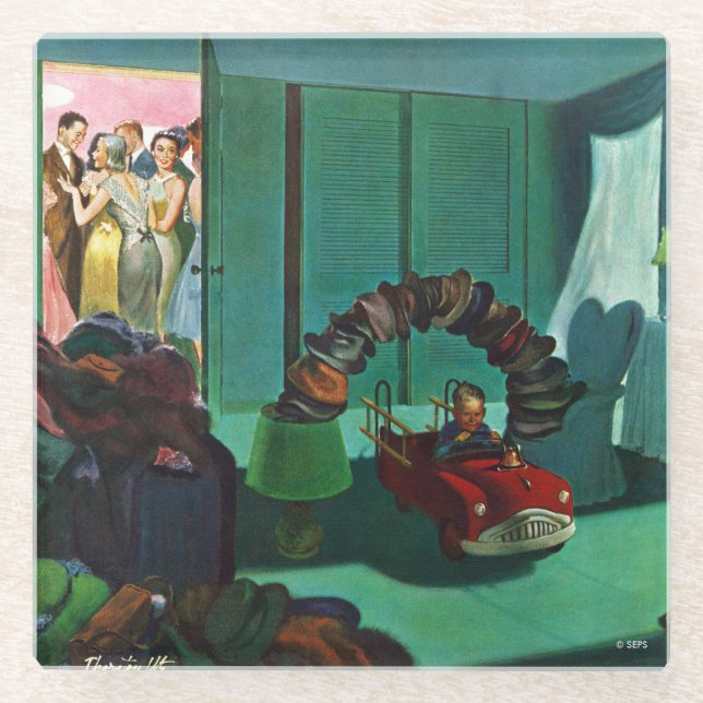 Hut-Brücke Glasuntersetzer (Vorderseite)